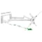 Barkan Barkan 13 - 83 inch Full Motion - 4 Movement Extra Long Dual Arm Flat / Curved TV Wall Mount White BM464XLW - alternate 1